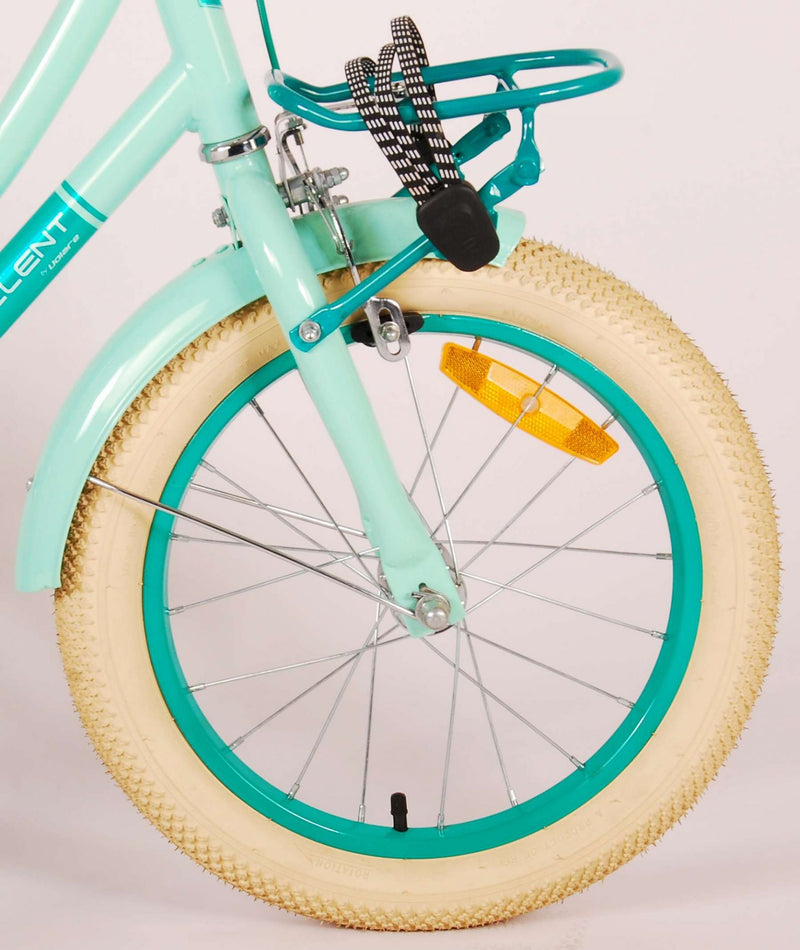 Afbeelding laden in galerijviewer, Volare 16 inch fiets excellent mintgroen oma transport 51631
