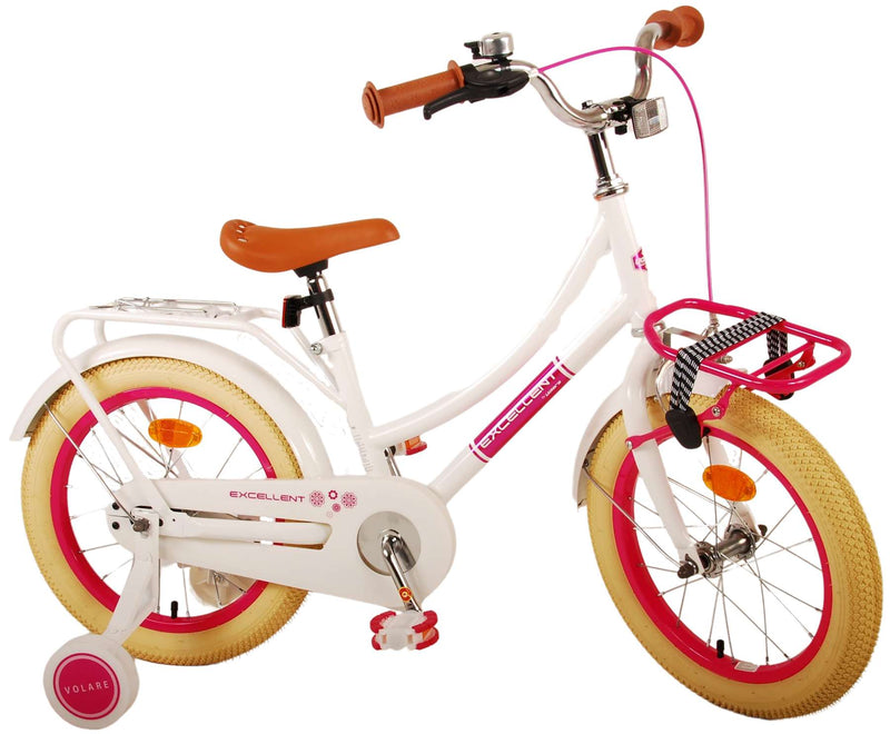 Afbeelding laden in galerijviewer, Volare Volare Kinderfiets Meisjes 16 inch Wit95% afgemonteerd
