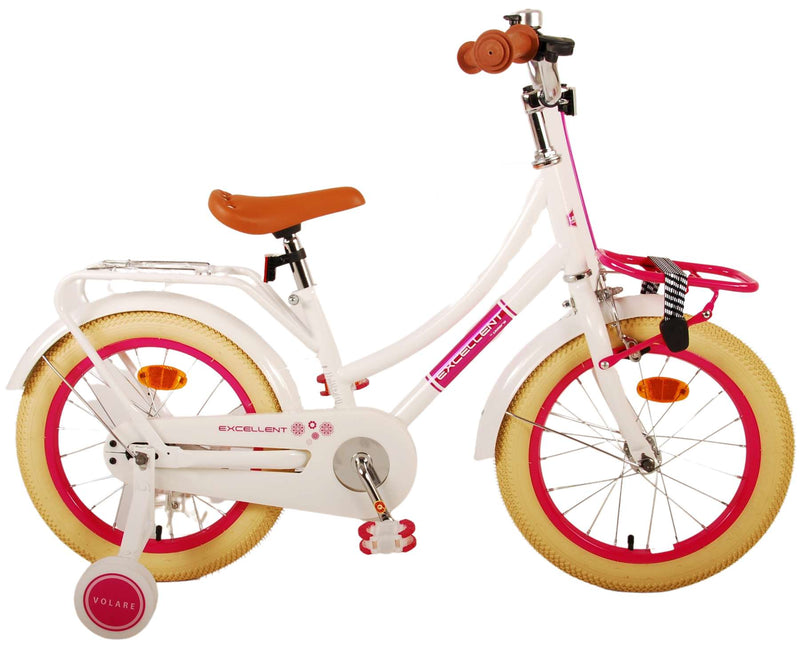 Afbeelding laden in galerijviewer, Volare Volare Kinderfiets Meisjes 16 inch Wit95% afgemonteerd
