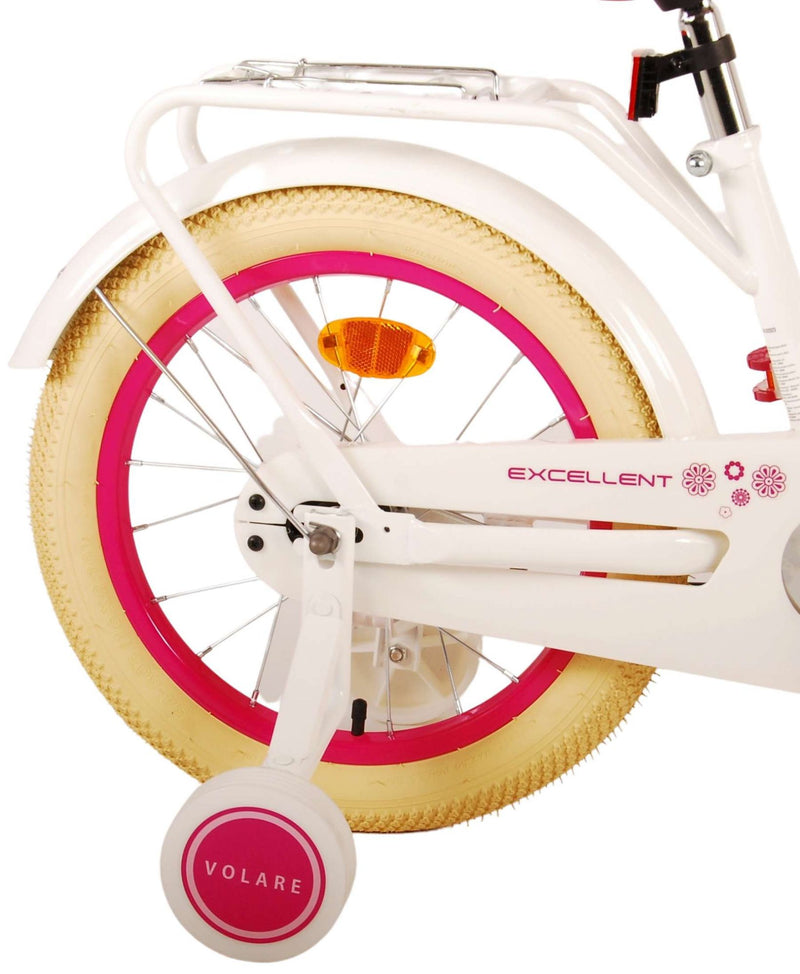 Afbeelding laden in galerijviewer, Volare Volare Kinderfiets Meisjes 16 inch Wit95% afgemonteerd
