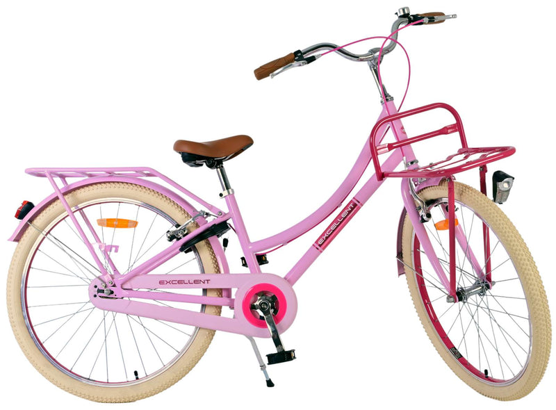 Afbeelding laden in galerijviewer, Volare Volare Kinderfiets Meisjes 24 inch RozeTwee handremmen
