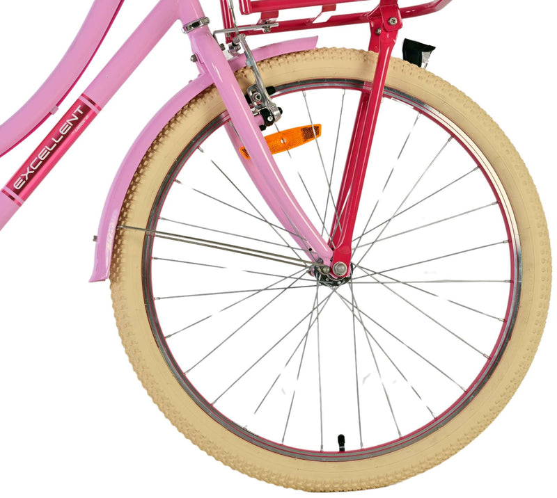 Afbeelding laden in galerijviewer, Volare Volare Kinderfiets Meisjes 24 inch RozeTwee handremmen
