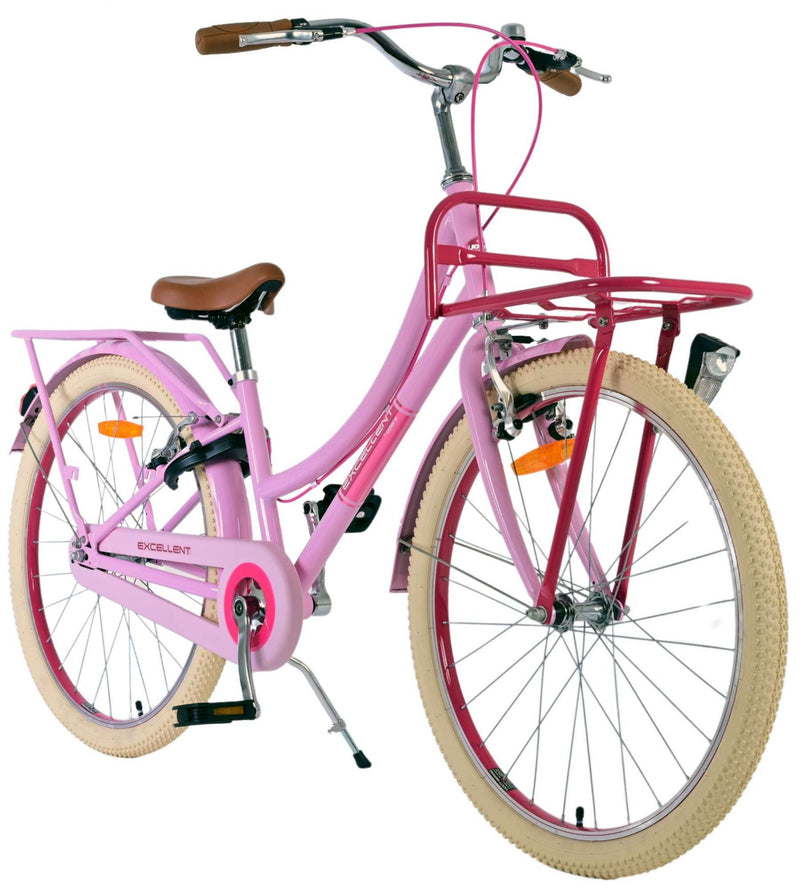 Afbeelding laden in galerijviewer, Volare Volare Kinderfiets Meisjes 24 inch RozeTwee handremmen
