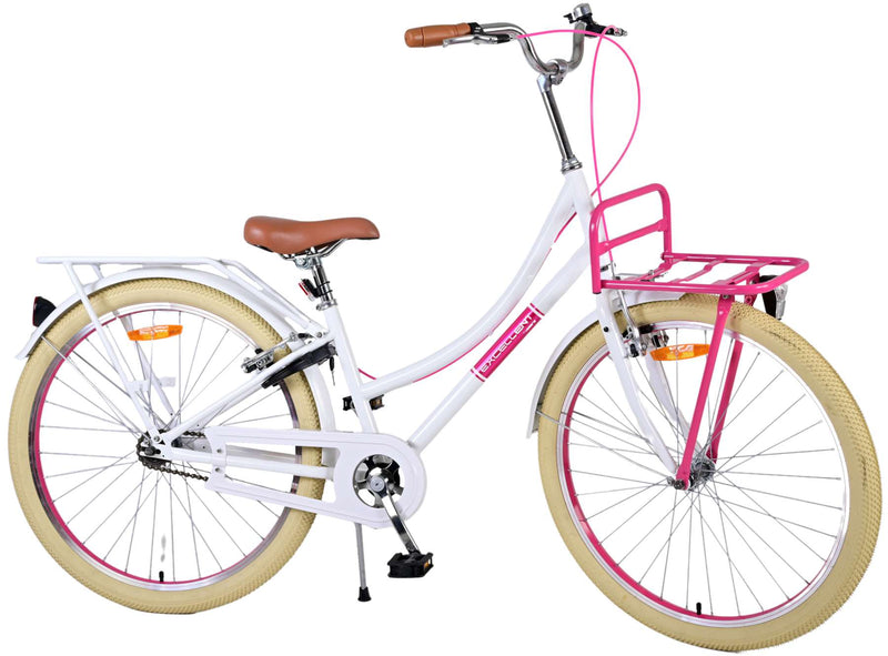 Afbeelding laden in galerijviewer, Volare Volare Kinderfiets Meisjes 26 inch Wit Twee handremmen
