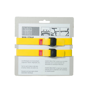 Fahrer cargo mini strap m 35x2cm geel (2 stuks)