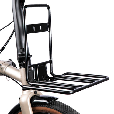 Fahrer voordrager xl alu brompton vello zwart