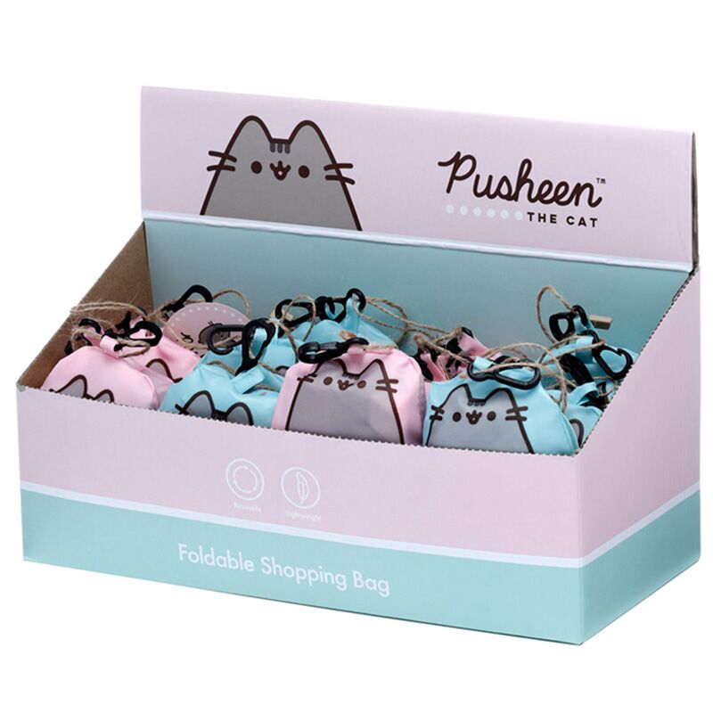 Afbeelding laden in galerijviewer, Union opvouwbare tas - pusheen kat
