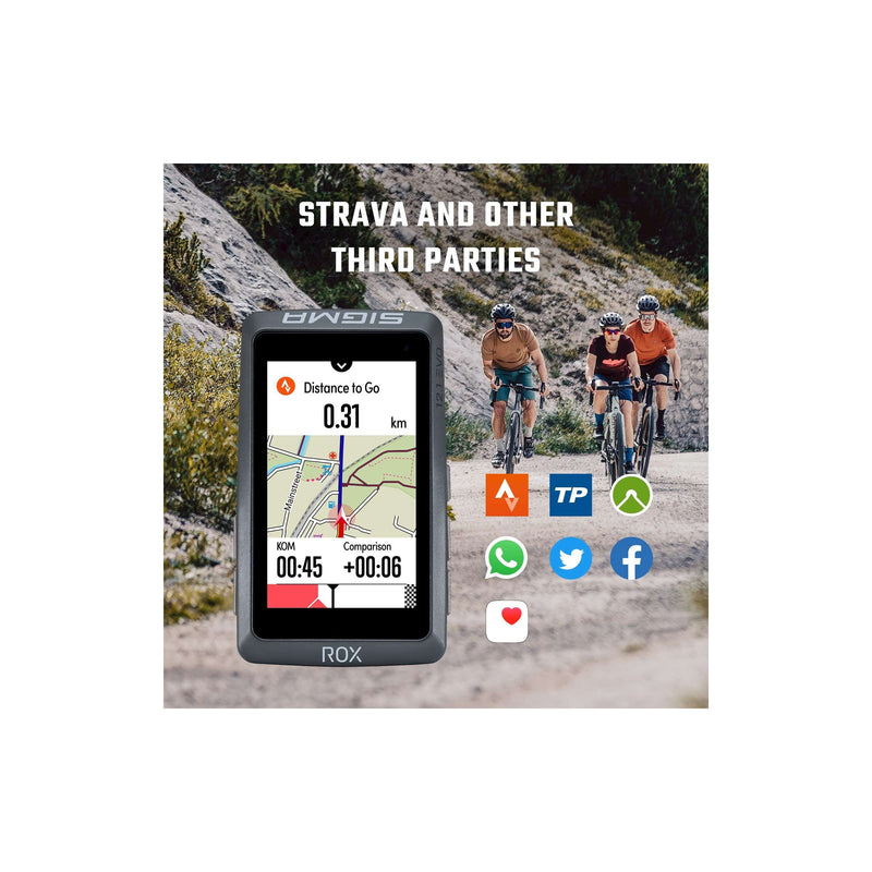 Afbeelding laden in galerijviewer, Sigma Fietscomputer ROX 12.1 EVO GPS White Basic
