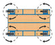 Fetra zwenkwiel 200mm (set van 2)
