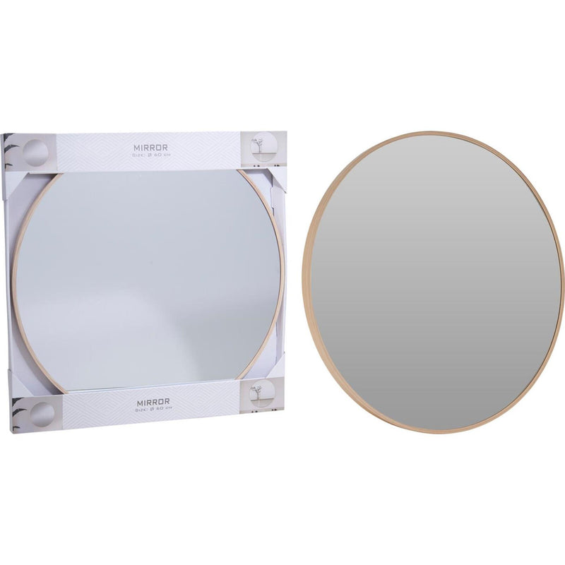 Afbeelding laden in galerijviewer, Home styling spiegel hout ã¸60cm
