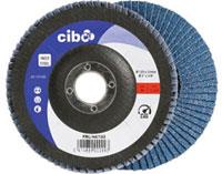 Cibo lamellenschijf 125mm blauw 60 conisch staal | 10 stuks