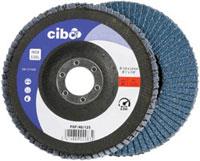 Cibo lamellenschijf 125mm blauw 80 vlak staal | 10 stuks