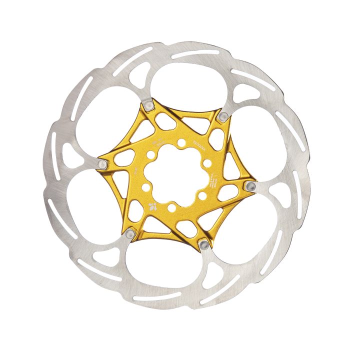 Afbeelding laden in galerijviewer, Formula disc 2-pieces - 6 bolts - ø180mm - gold
