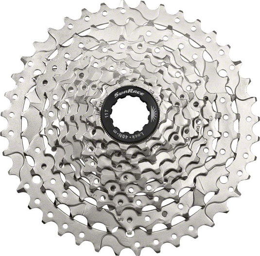 Sturmey-archer europa n.v. sun race csm980 9ax-box n cassette 9v. 11-40 nickel