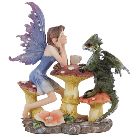 Woodland spirit fairy draken theekransje