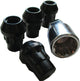 Autostyling seehase seehase set velgsloten wielsloten rim locks set black cone 60, m12x1.5