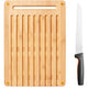 Fiskars Functional Form Set bamboe broodsnijplank en mes