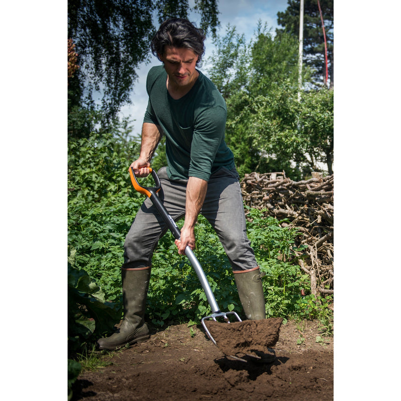 Afbeelding laden in galerijviewer, Fiskars Xact mestvork
