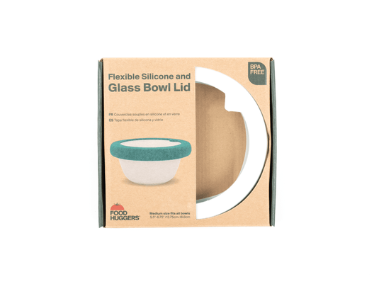 Food huggers siliconen deksel - white - small