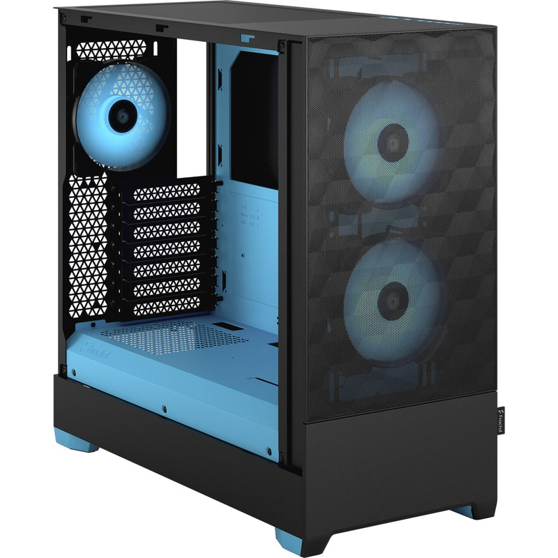 Afbeelding laden in galerijviewer, Fractal Design Pop Air RGB Cyan Core TG Clear Tint

