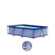 Elegance | donkerblauw wit opzet zwembad 260x160x65 cm incl. accessoires