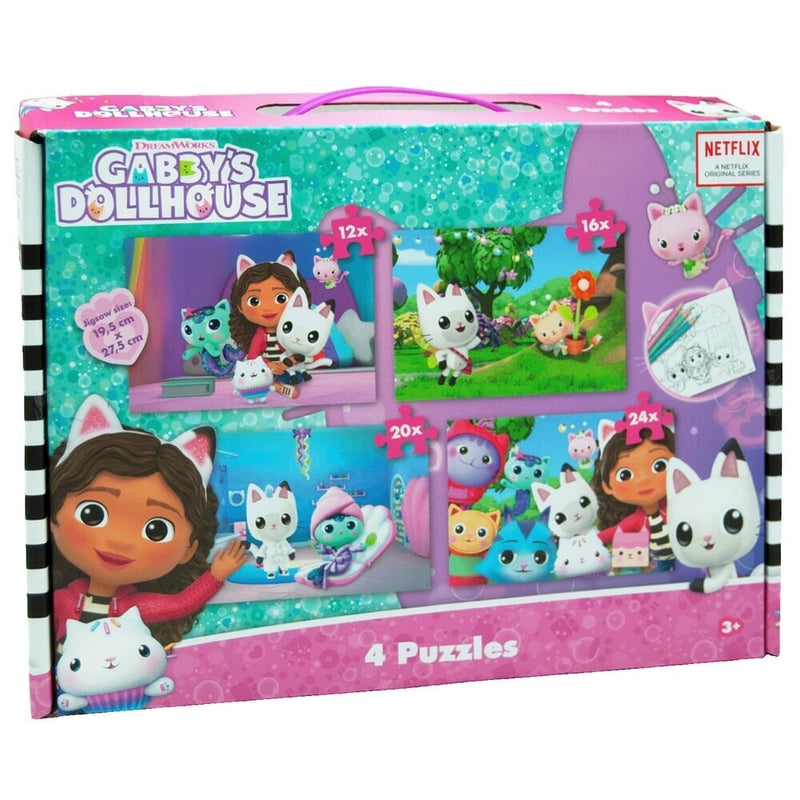 Afbeelding laden in galerijviewer, Gabby's dollhouse 4 puzzles
