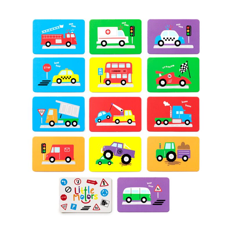 Afbeelding laden in galerijviewer, Kleine motors kids memory kaartset
