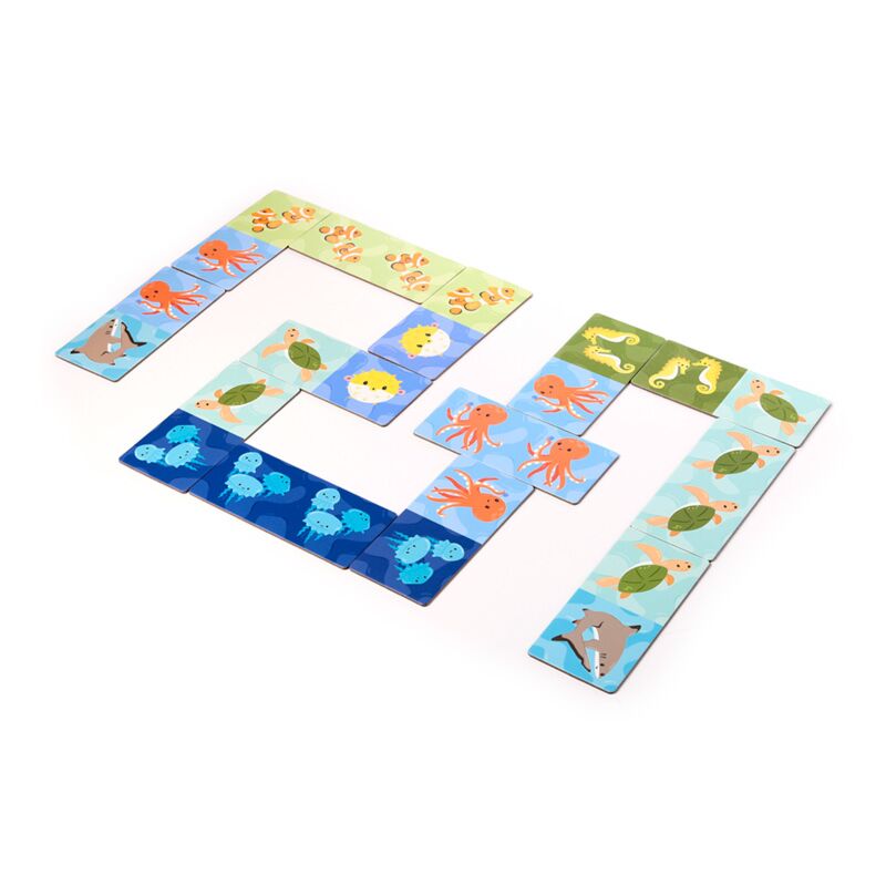 Afbeelding laden in galerijviewer, Mariniverse kinder domino set
