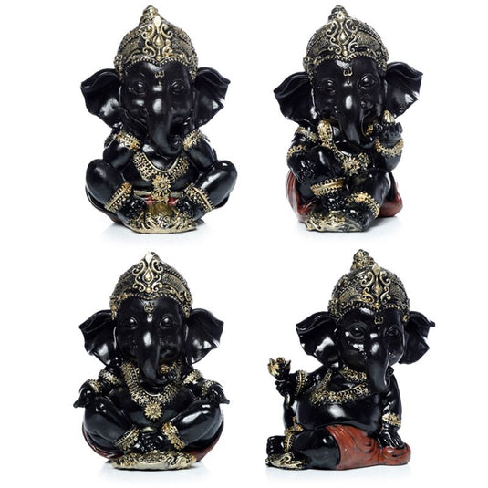 Zwart goud ganesh