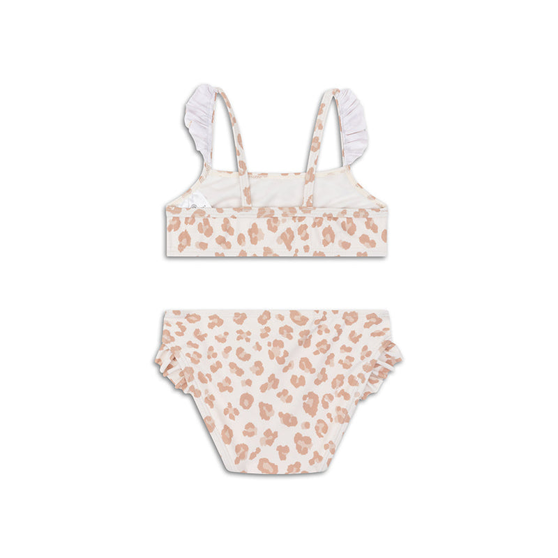 Afbeelding laden in galerijviewer, Leopard | beige meisjes uv bikini
