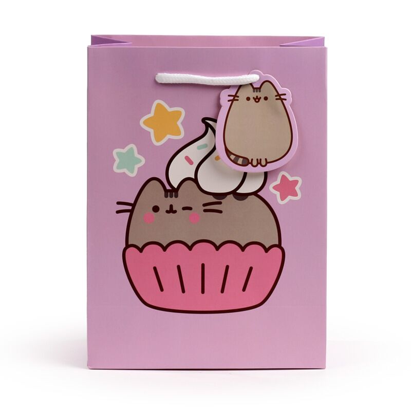 Afbeelding laden in galerijviewer, Union pusheen de kat cupcake - cadeautasje medium
