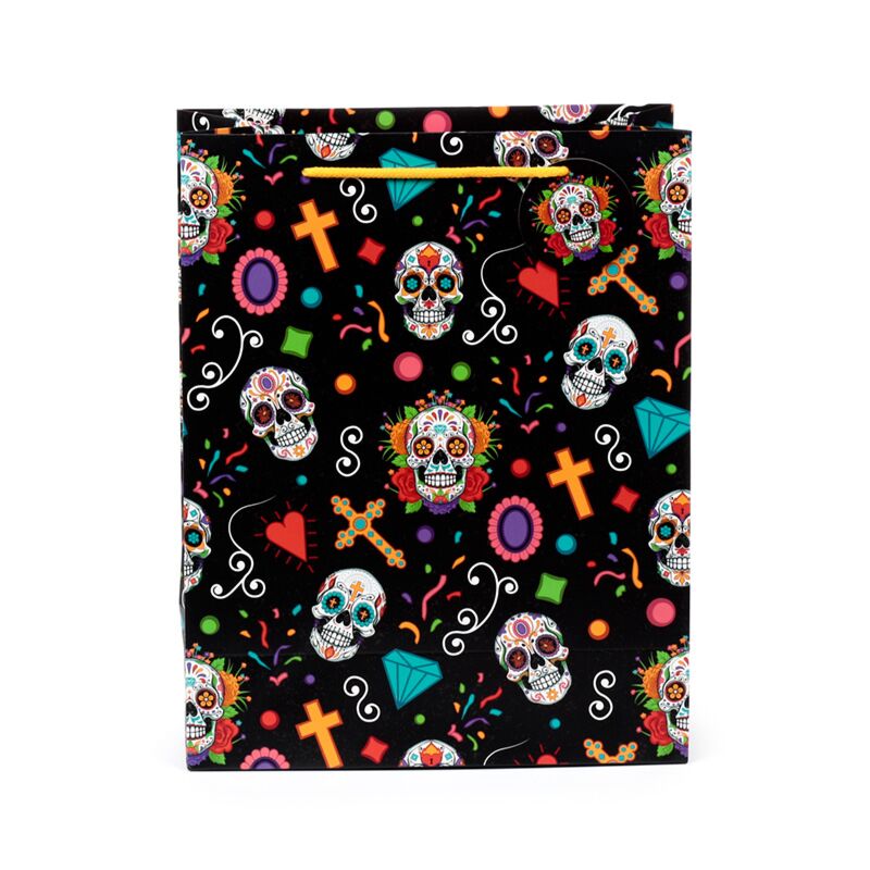 Afbeelding laden in galerijviewer, Dia de los muertos mexicaans doodshoofd - cadeautasje large
