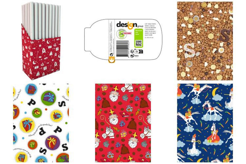 Afbeelding laden in galerijviewer, Hoomark cadeaupapier sinterklaas200x70 per losse rol
