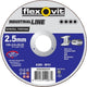 Flexovit dss industrial 125x2.5x22.23 a30s t41 st rvs | 25 stuks