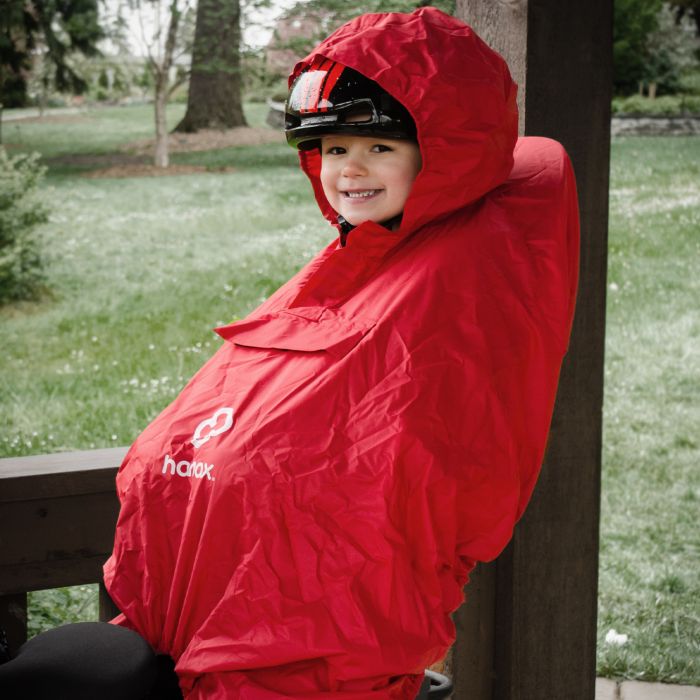 Afbeelding laden in galerijviewer, Hamax rain poncho - red
