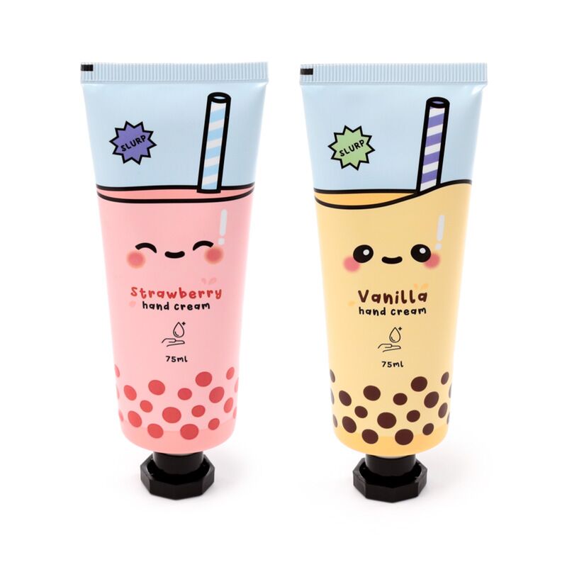 Afbeelding laden in galerijviewer, Foodiemals bubble tea hydraterende handcreme 75ml
