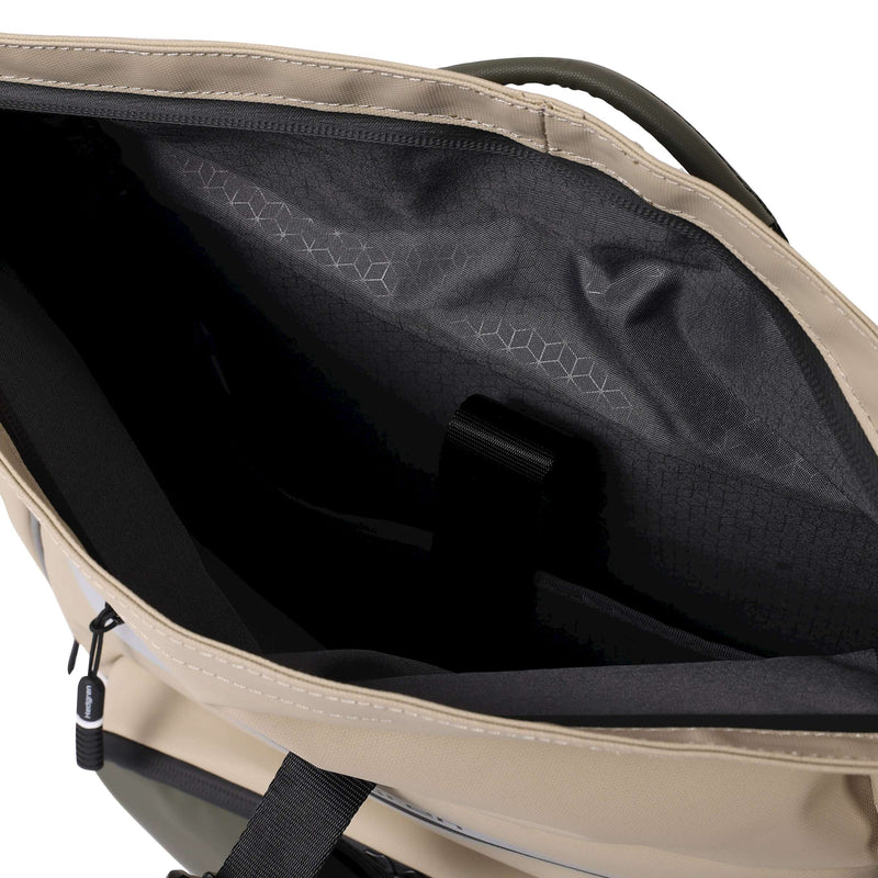 Afbeelding laden in galerijviewer, Hedgren commute bike hub rugtas 23,9l beige olive
