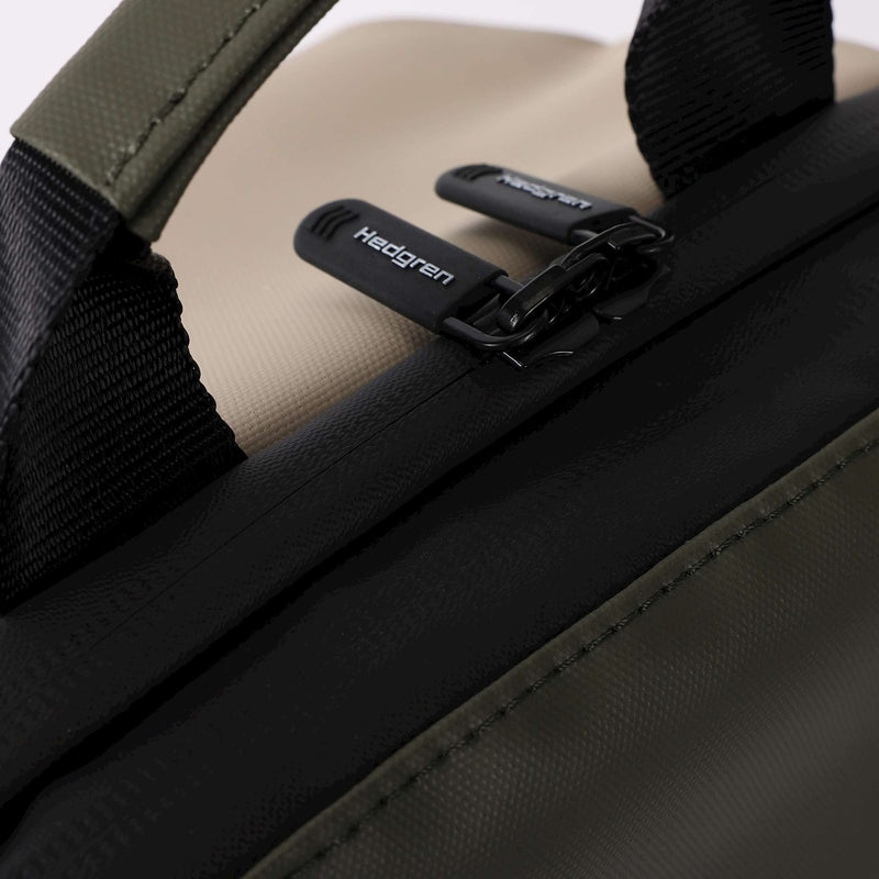 Afbeelding laden in galerijviewer, Hedgren commute bike rim rugtas 14l beige olive
