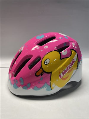 Limar kinder helm s 46-52cm duck in tub roze