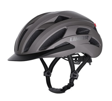 Limar helm action urban l 57-61 mat grijs met led