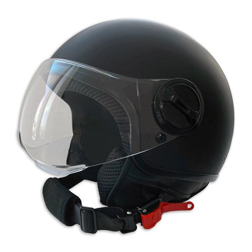 Afbeelding laden in galerijviewer, Pro-Tect Protect urban helm s voor scooter en fiets ece keurmerk zwart
