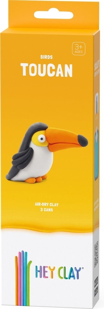 Afbeelding laden in galerijviewer, Hey-clay toucan 3 cans boetseerklei
