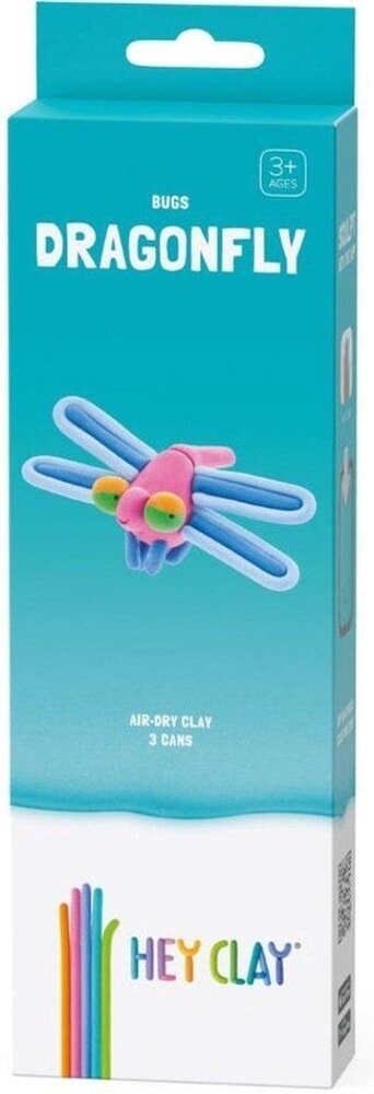 Afbeelding laden in galerijviewer, Hey-clay insecten libelle 3 cans boetseerklei
