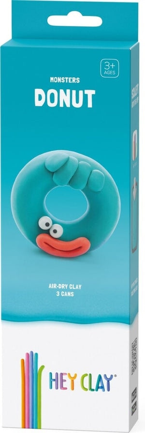 Hey-clay donuts 3 cans boetseerklei