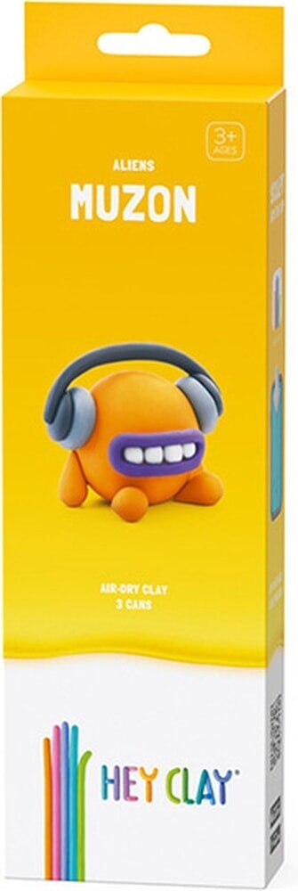Afbeelding laden in galerijviewer, Hey-clay muzon 3 cans boetseerklei
