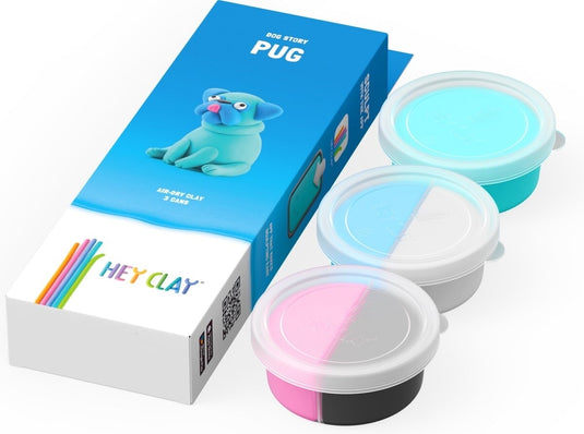 Hey-clay pug 3 cans boetseerklei