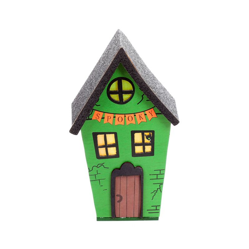 Afbeelding laden in galerijviewer, Groot griezelig huis halloween led decoratie
