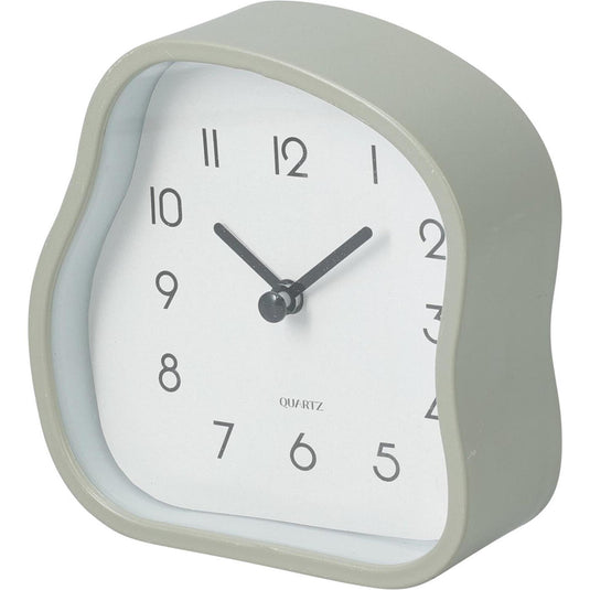 Home styling tafelklok 12x12cm 3 assorti