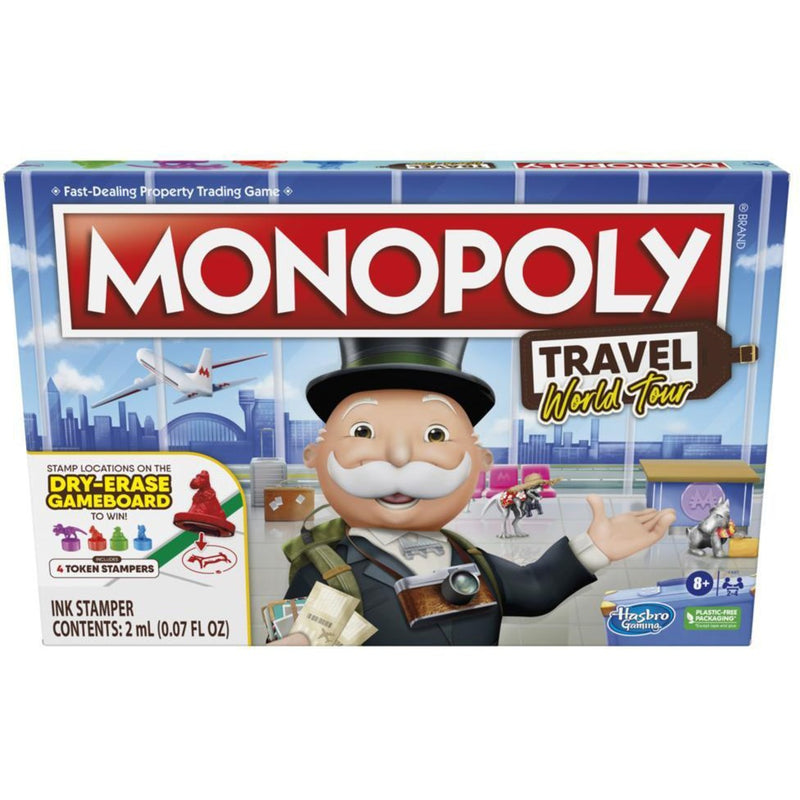 Afbeelding laden in galerijviewer, Hasbro Monopoly Wereldreis Bordspel
