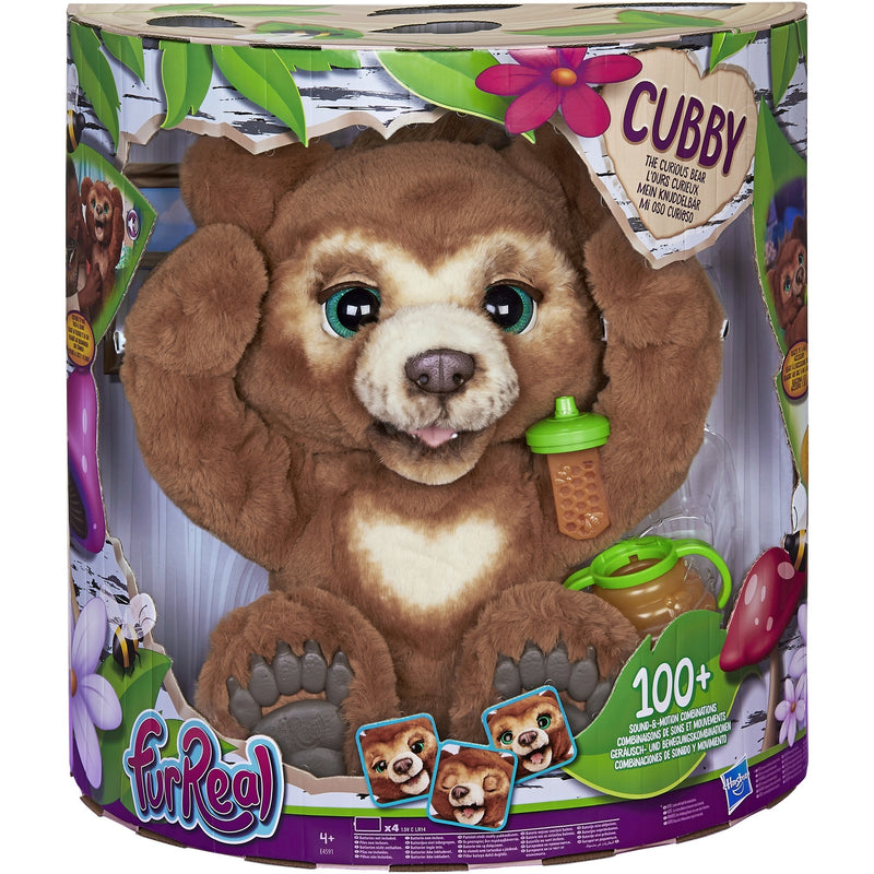 Afbeelding laden in galerijviewer, Hasbro FurReal Cuby de Beer Interactieve Knuffel
